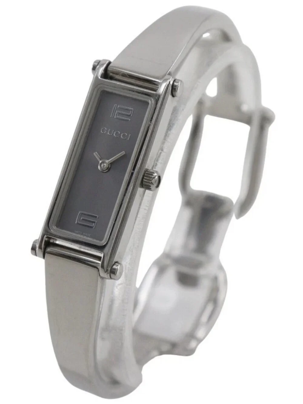 GUCCI Watches 1500L SilverDial Stainless Steel Quartz Analog display Women